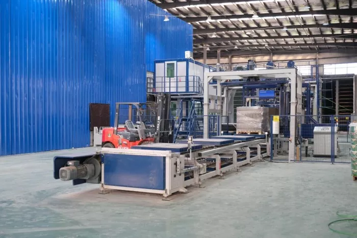 Ağıllı Beton Blok İstehsalı üçün Tam Avtomatik Bir-birinə Bağlanan Döşəmə Maşını